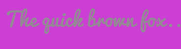 Image with Font Color 938A94 and Background Color CC3FD4